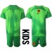 Nederland Keeper Babykleding Thuisshirt Kinderen WK 2022 Korte Mouwen (+ korte broeken)